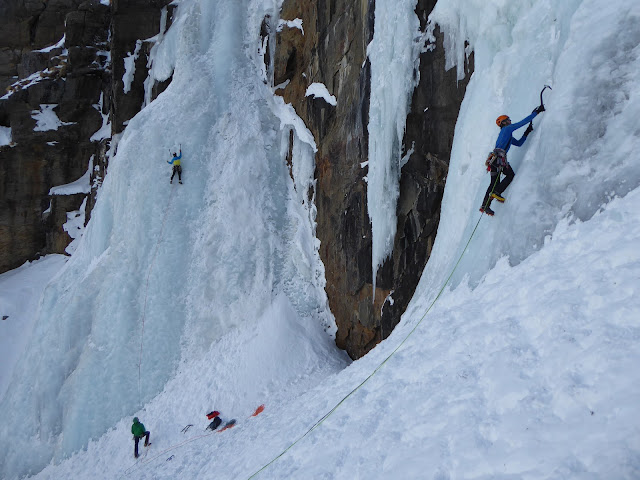 Cascada de hielo Patri, Cogne, Alpes Italianos
