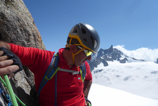 Vía Contamine Punta Lachenal, MD+ 250m