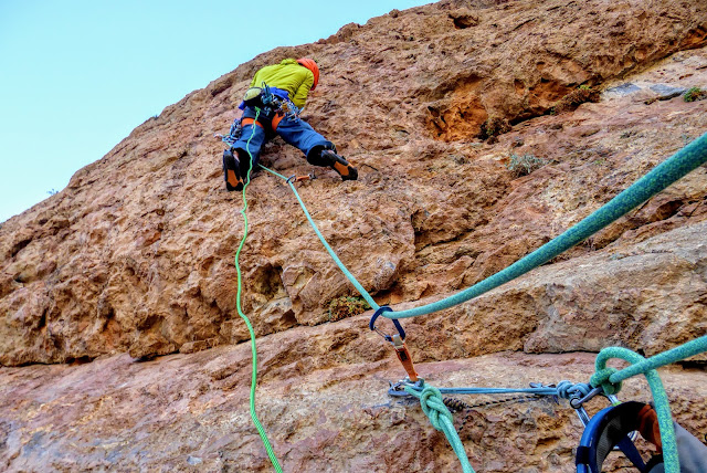 Taghia, Black Wolf 420m/7a+
