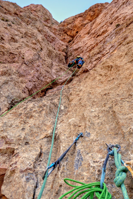 Taghia, Black Wolf 420m/7a+