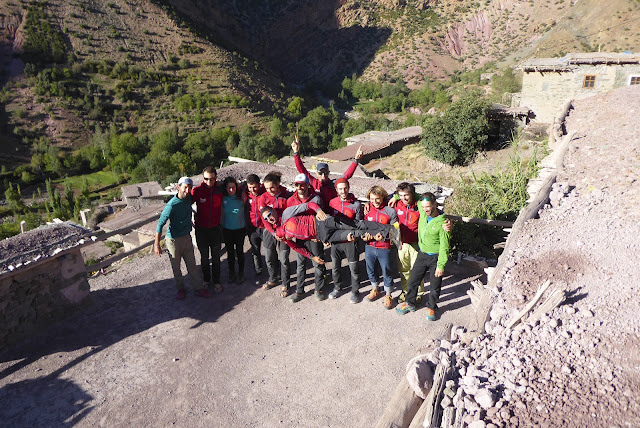 Nueva vía en Taghia: Entre2Aguas 240m 7a/6b oblig.