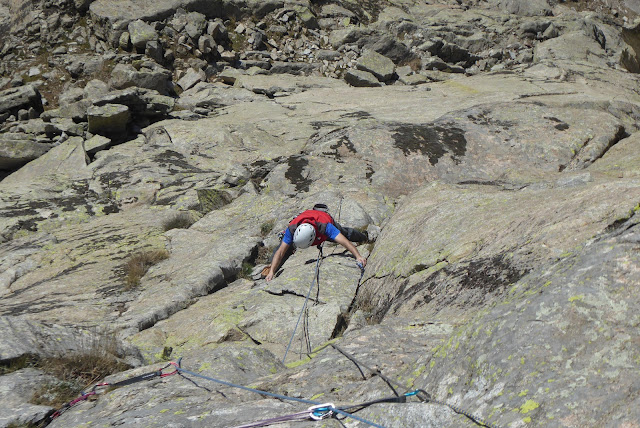Esteban Altieri al Risco de Villarejo, 200M V+/6a