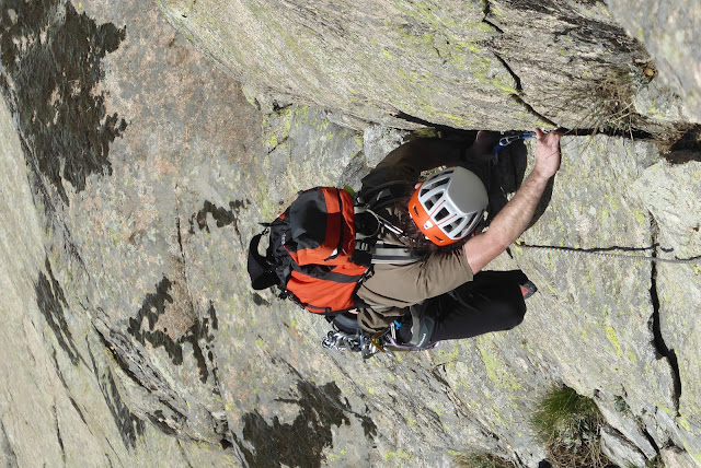 Esteban Altieri al Risco de Villarejo, 200M V+/6a