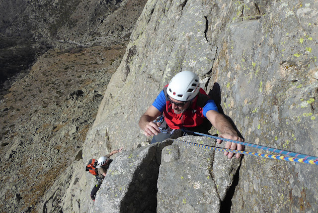 Esteban Altieri al Risco de Villarejo, 200M V+/6a