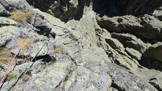 Sur del Torreón, Galayos. 130m V+