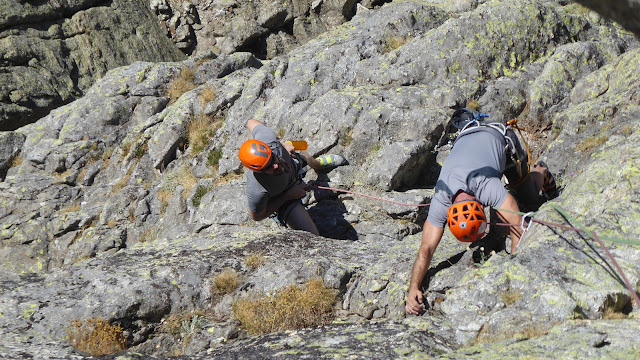 Sur del Torreón, Galayos. 130m V+