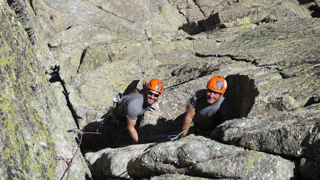 Sur del Torreón, Galayos. 130m V+