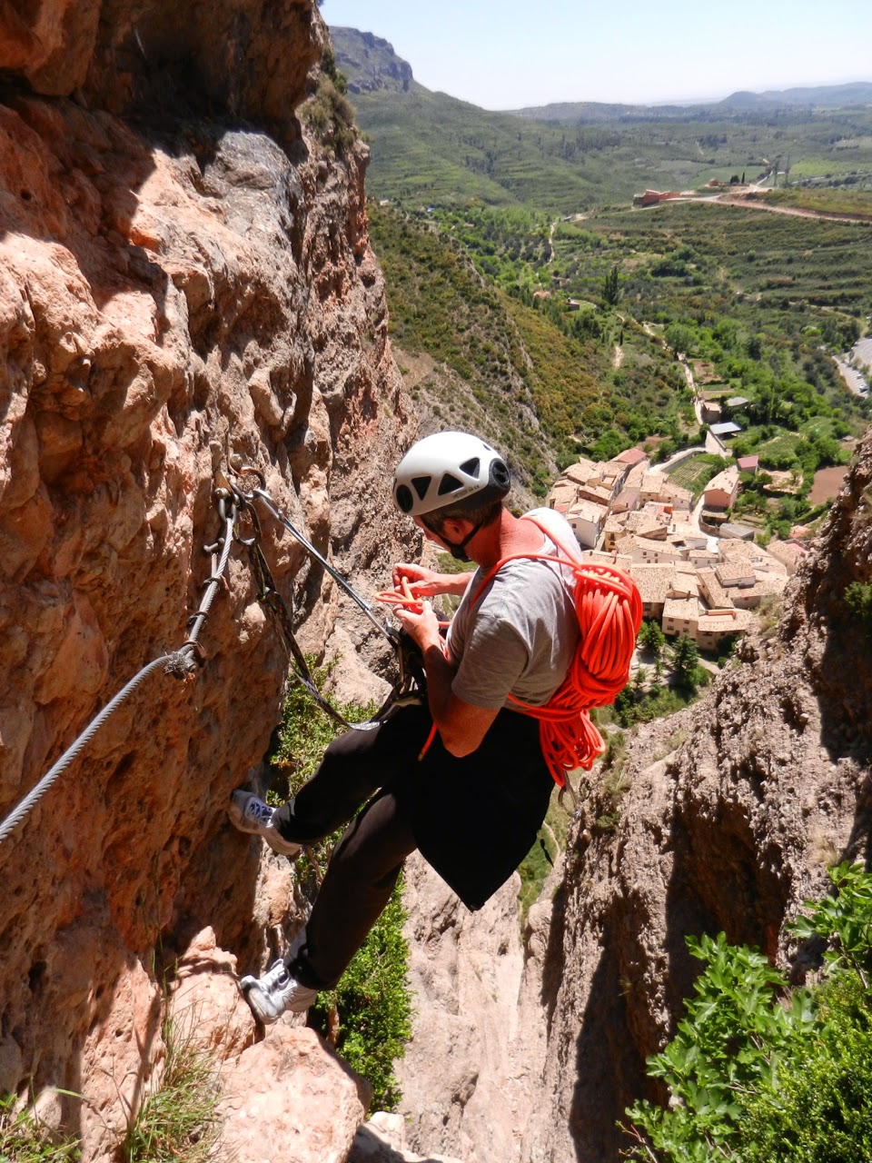 Vía El Pájaro al Pisón. Riglos