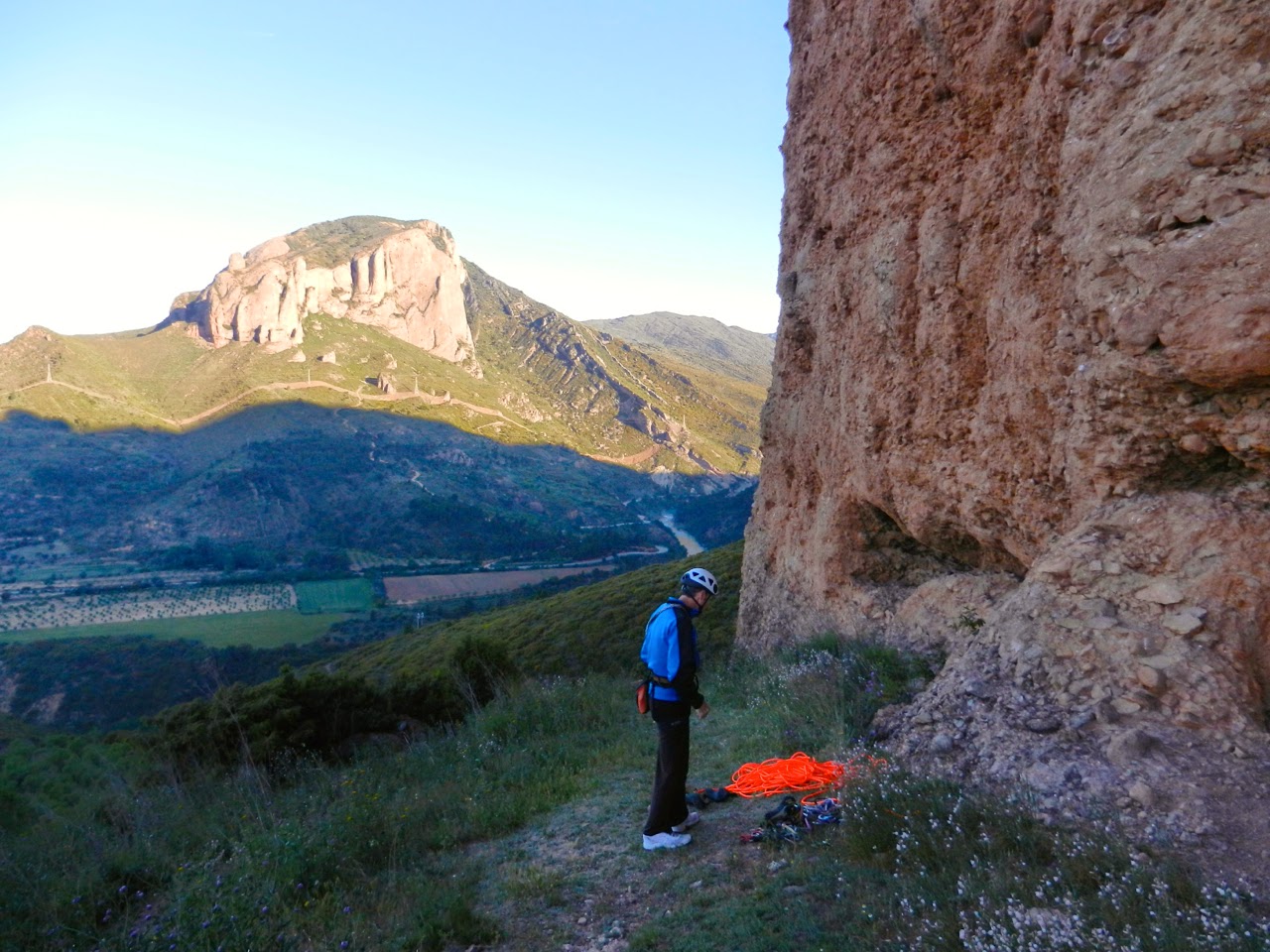 Vía El Pájaro al Pisón. Riglos