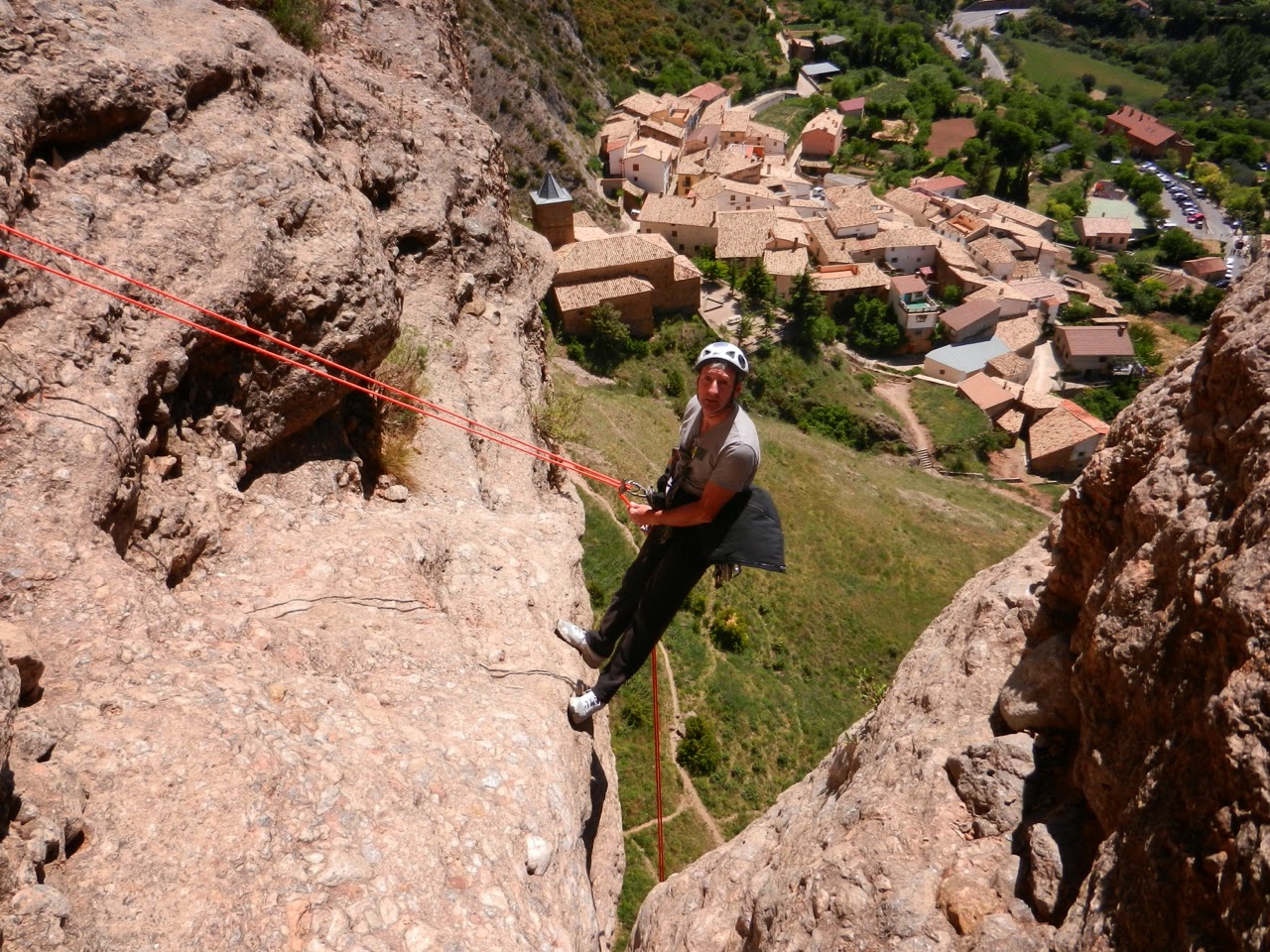 Vía El Pájaro al Pisón. Riglos