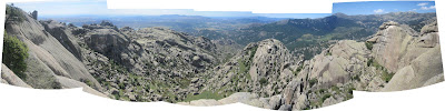 Route 666 Risco bola de San Antonio. Pedriza
