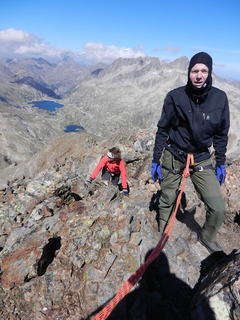 Guiada en los Pirineos. La Gran Facha. Objetivo Kilimanjaro.