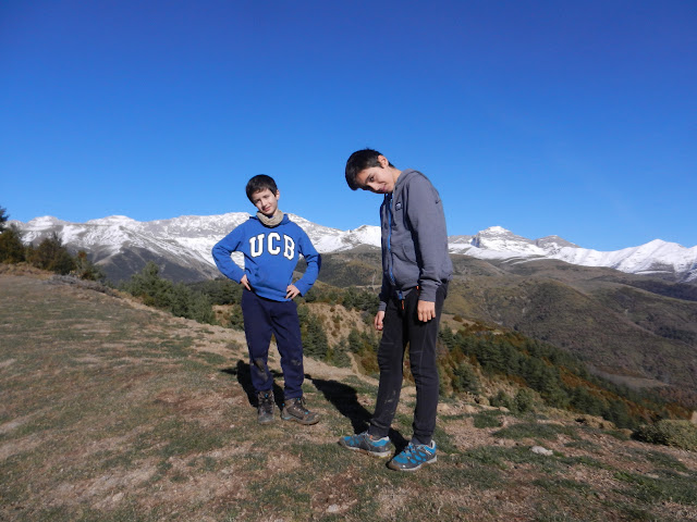 Cotefablo al collado de Pelopín, paseo por la nieve