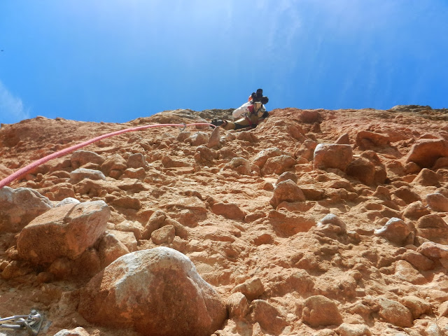 La fiesta del bíceps. La visera. Riglos