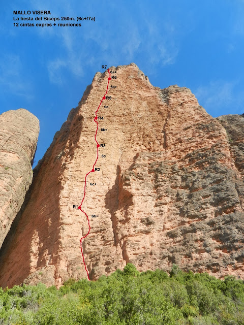 La fiesta del bíceps. La visera. Riglos