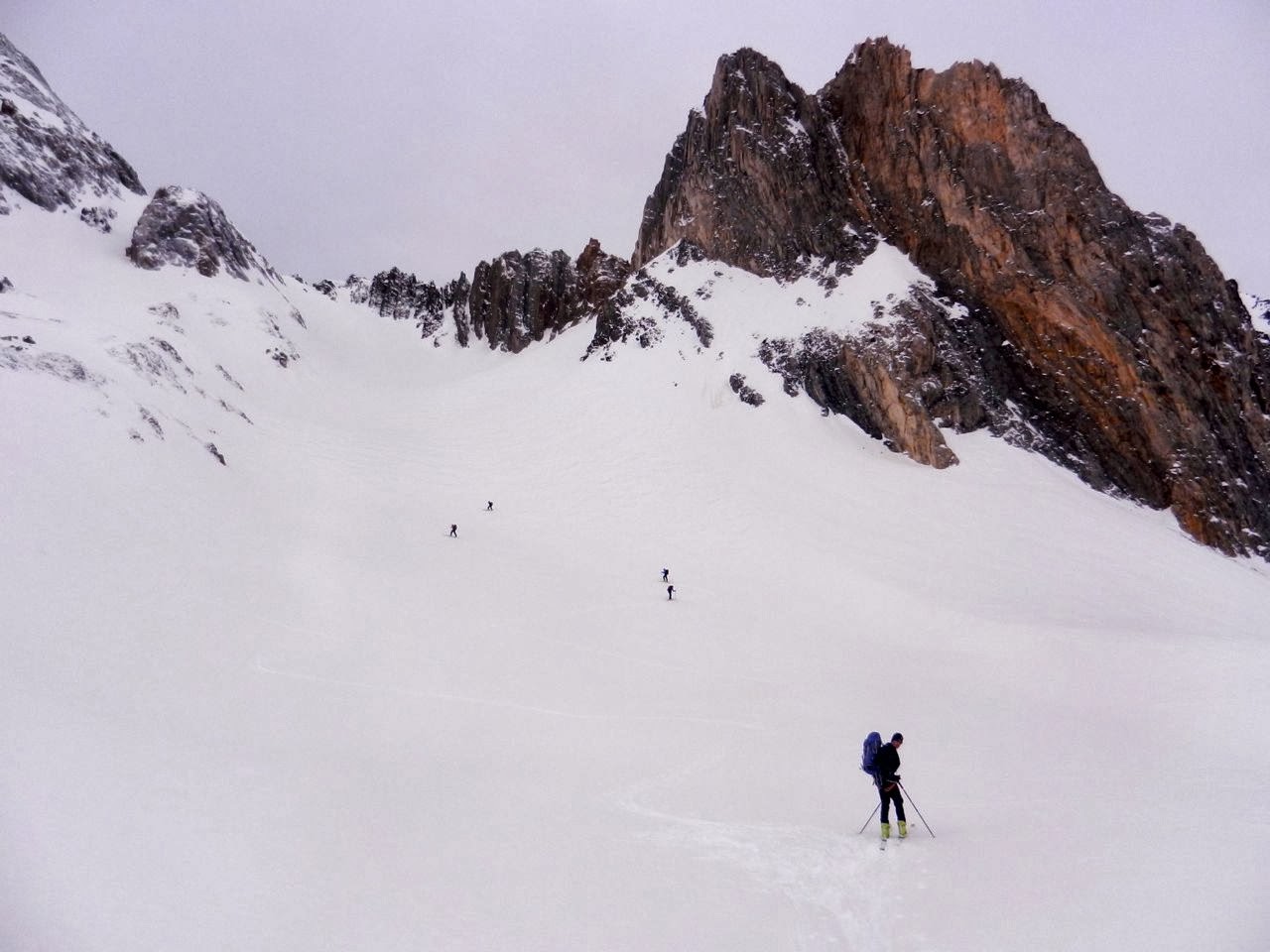 Cursando el TD2 de Alta Montaña en Benasque