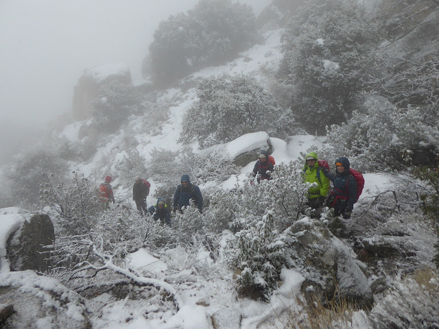 Curso de montañismo avanzado en la Sierra de la Cabrera