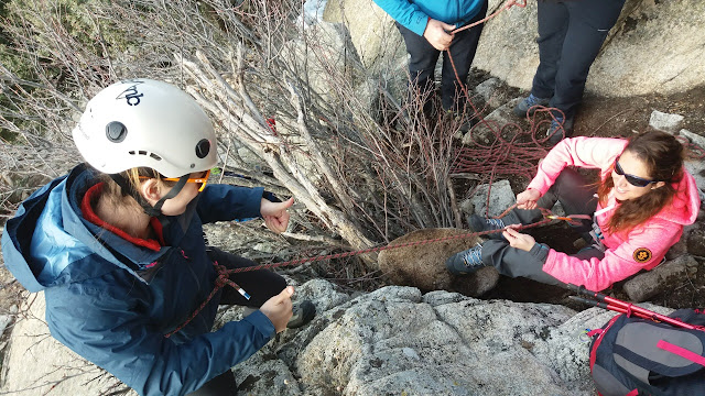 Curso de montañismo avanzado en la Sierra de la Cabrera