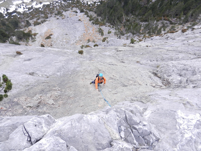 Vía Tobazogán 500m/6b+, Valle de Canfranc