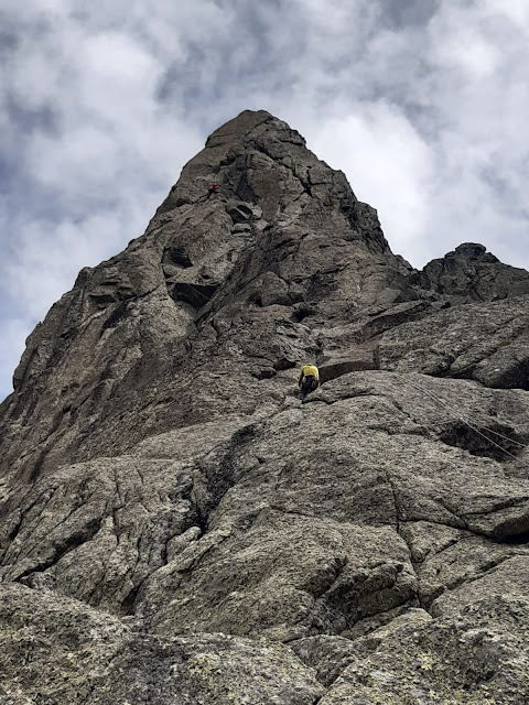 Rivas Acuña a la Punta Maria Luisa, 200m Vº+, Galayos.
