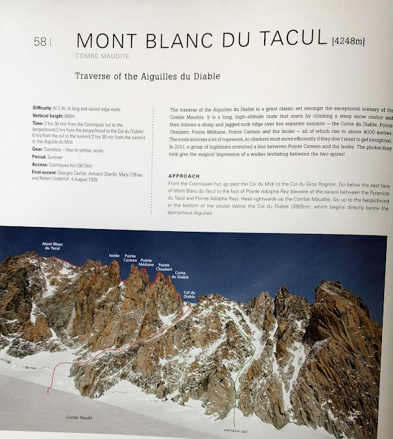 Arista de Diablos al Mont Blanc de Tacul. D+ 600m