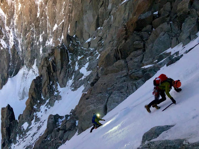 Arista de Diablos al Mont Blanc de Tacul. D+ 600m