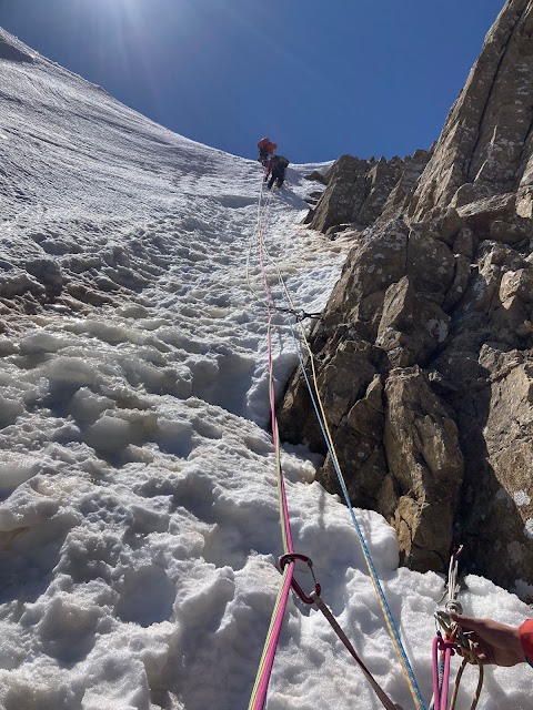 Corredor Maribel D+ 350m, Peña Telera.