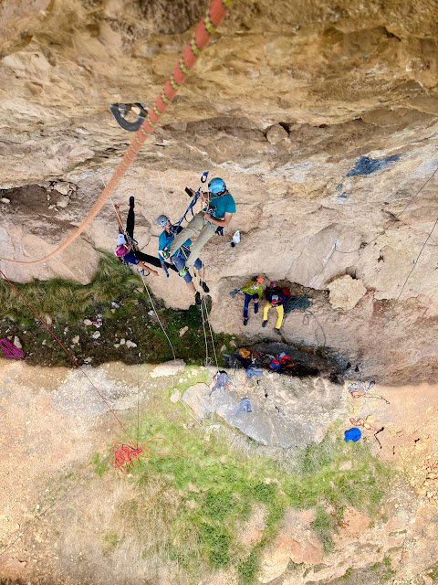 Desvirgation Wall 115m (A3/6a) Paret del Temps. Vilanova Meià
