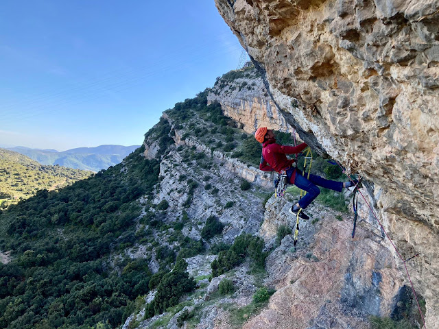 Desvirgation Wall 115m (A3/6a) Paret del Temps. Vilanova Meià