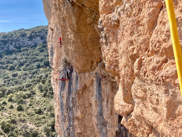 Desvirgation Wall 115m (A3/6a) Paret del Temps. Vilanova Meià