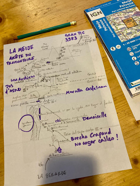 Arista del Promontoire, La Meije 3.983m