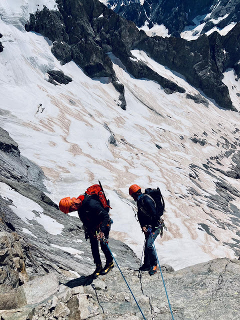 Arista del Promontoire, La Meije 3.983m