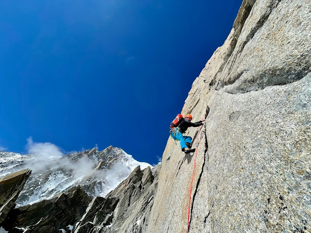 Punta Lachenal, Harold et Maud 250m MD+