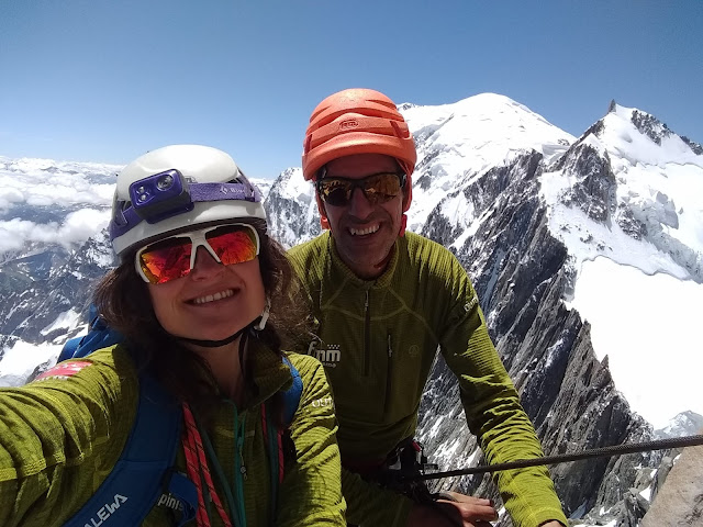 Arista de Diablos al Mont Blanc de Tacul. D+ 600m