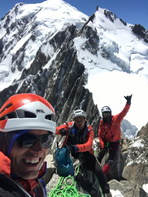 Arista de Diablos al Mont Blanc de Tacul. D+ 600m