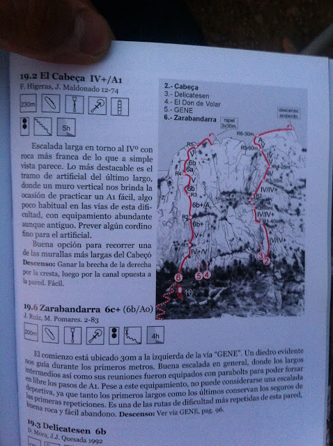 El cabeça - Pared de los Alcoyanos - Cabeço d´or