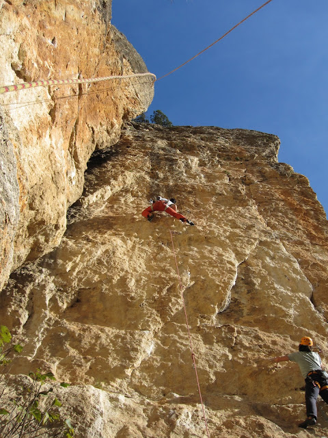 Entrepeñas. Piel Roja 7a y Flechazo 7b