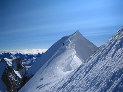 Espolón Frendo Aguille du Midi. Chamonix 2008.