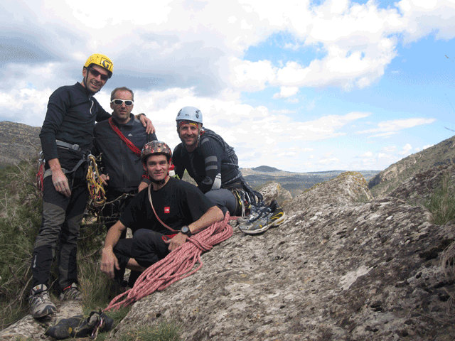 Esperó Takoestrópic, Sant llorenç de Montgai - 100 m. 6c (6a+ obl.)