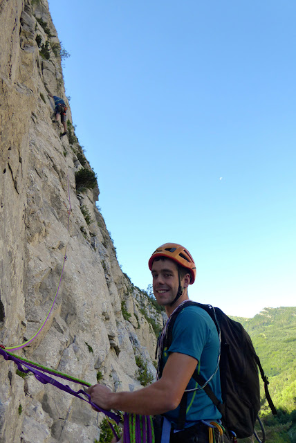 GUTZ 200m 6b/A1 (V+ obl.), Valle de Ansó, Pared del Mirador.
