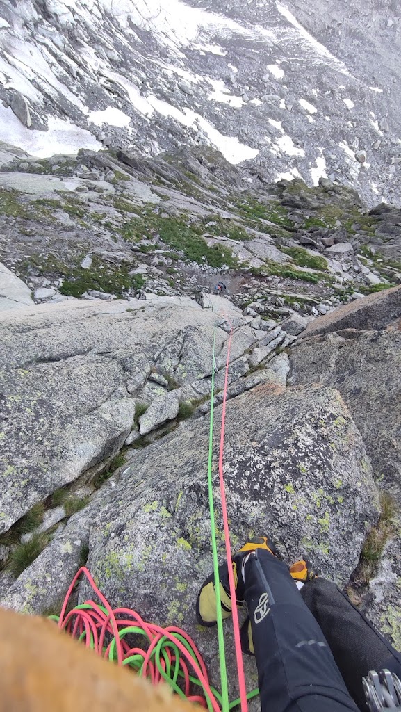 Arista NW a la Aguile de Blatiere, Chamonix.