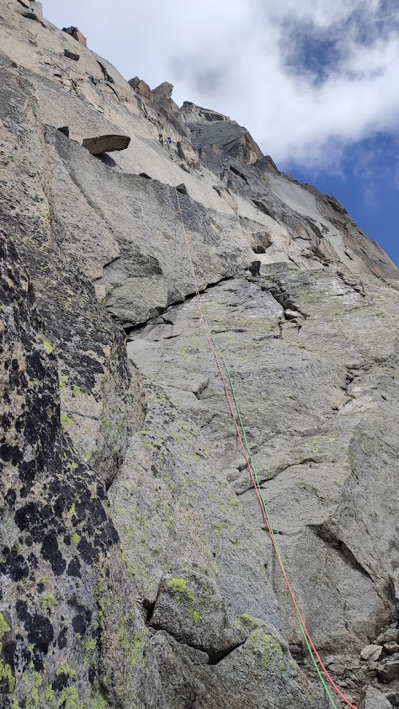Arista NW a la Aguile de Blatiere, Chamonix.