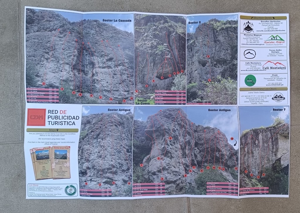 Escalada en la Laguna de Antacocha, "Pollo pa mis Patas" 6b 120m., Cordillera negra del Perú.