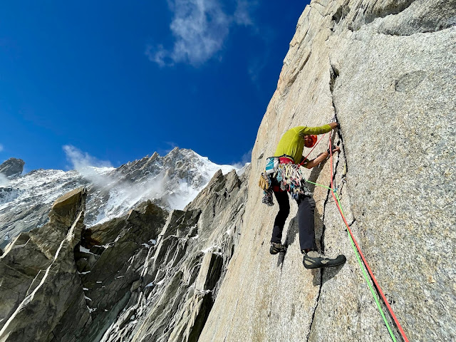 Punta Lachenal, Harold et Maud 250m MD+