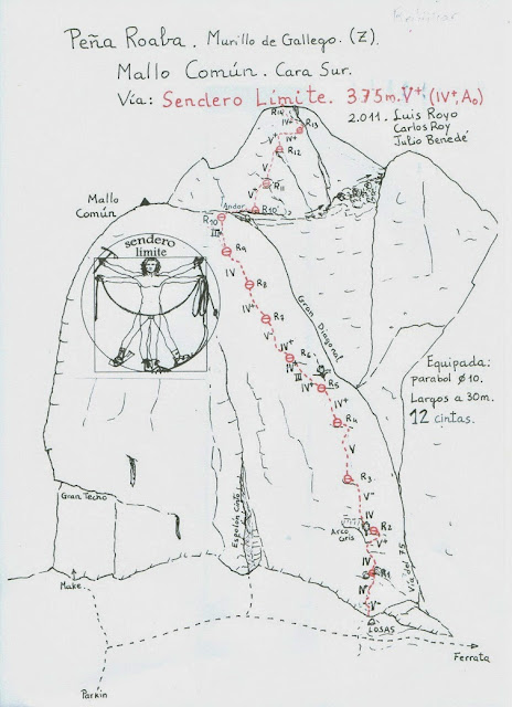 Peña Rueba Sendero Límite + Adamelo al Pisón. Riglos