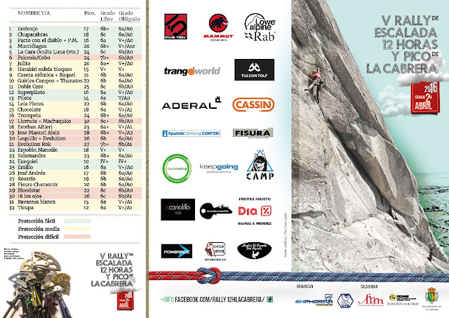 V Rally 12h. y Pico. La Cabrera 2016