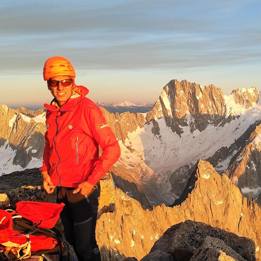 escalada en los alpes
