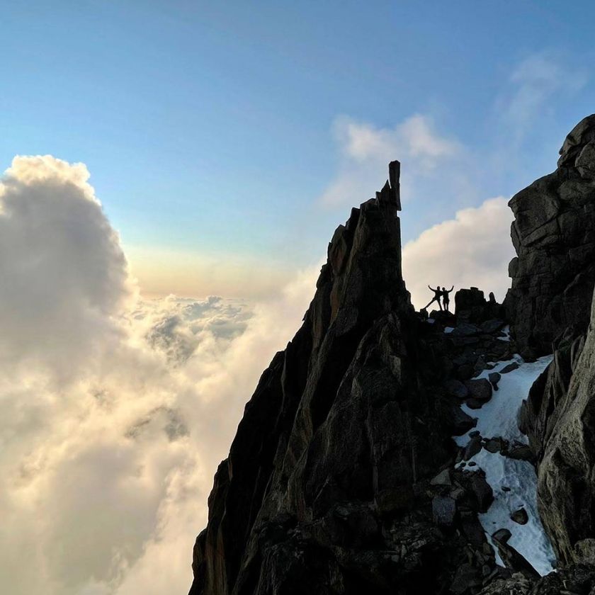 escalada en los alpes
